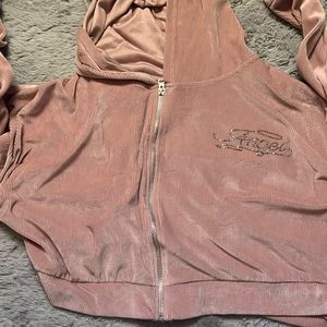 cropped zip up. rue 21